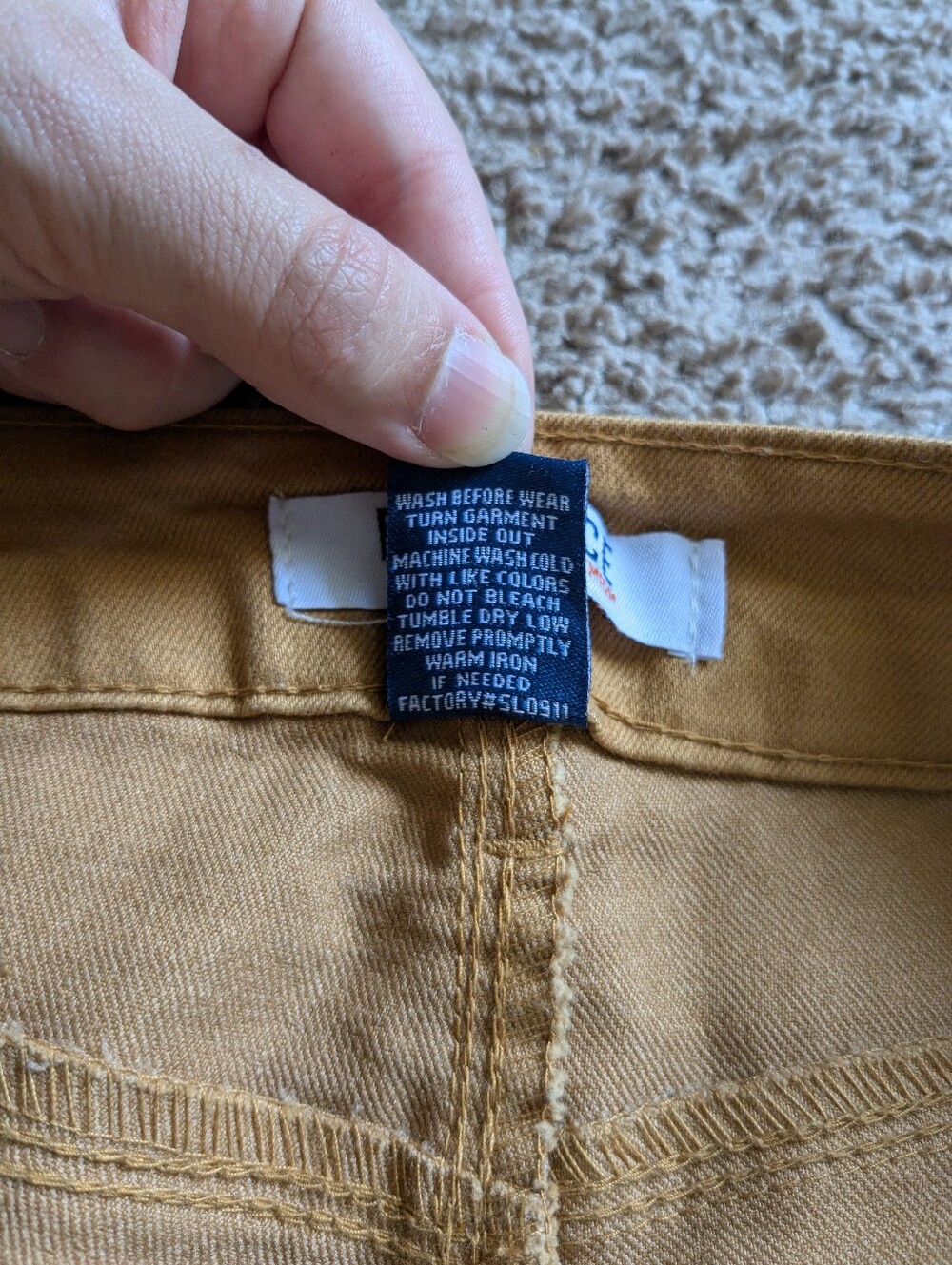 🌻Mustard Yellow Skinny Jeans - Picture 7 of 7